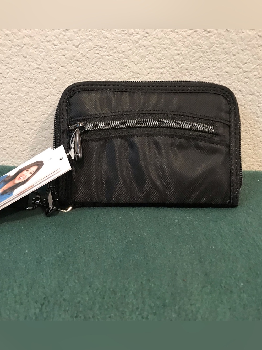 lug Rodeo Midnight Black Quilted Wristlet - Picture 2 of 8